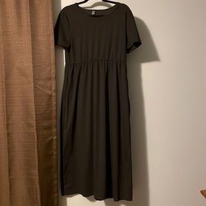 Simple modest black dress